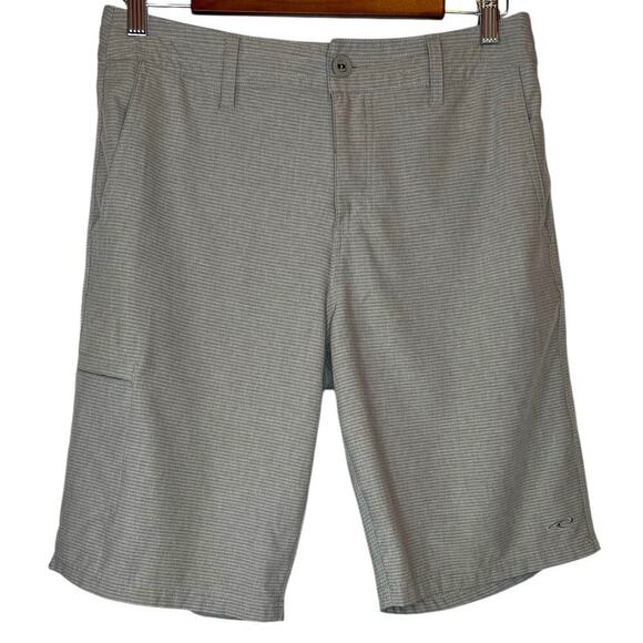 O'NEILL 11" Crossover Hybrid Shorts in Gray Men's 30" Waist - Picture 2 of 12